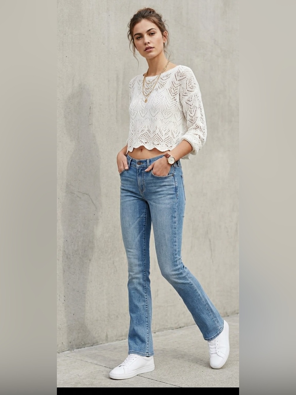 Women's Blue Denim Jeans by LC WAIKIKI in Cyprus NWOT 34/29 A01221 straight cut